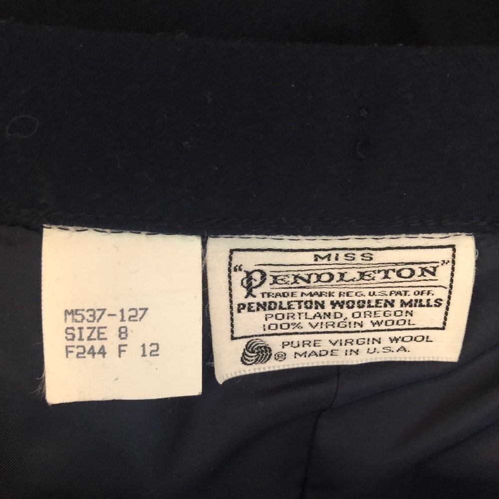 š
ŗvintage Miss Pendleton Pencil Skirt - Picture 4 of 4